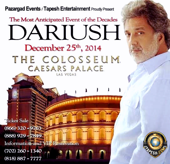 Las Vegas 2014 Persian Concerts Events